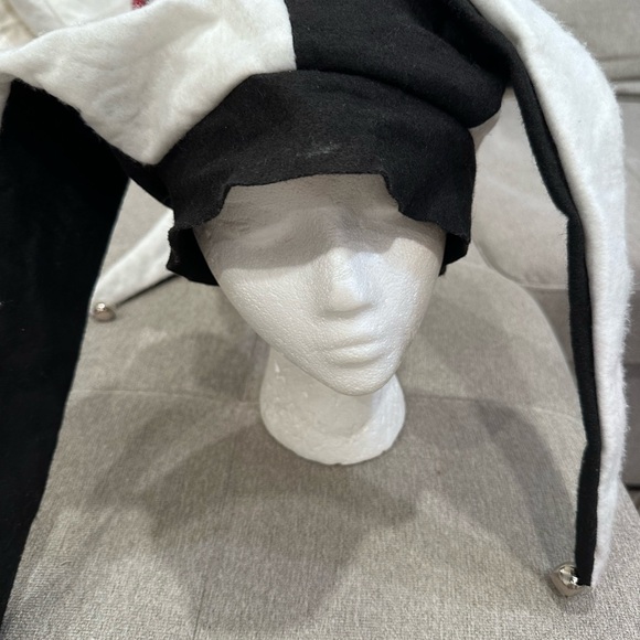 Joker Halloween Pants and Hat Playing Cards Pattern Printed - Picture 4 of 5